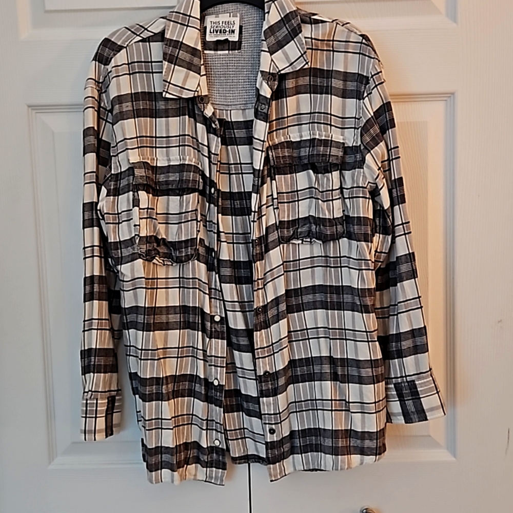 American Eagle button down flannel